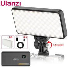 Ulanzi VL200 2500k-9000k Led Camera Light With Tripod Phone Holder 360° Ball Head Dimmable Led Video Light With Soft Diffuser