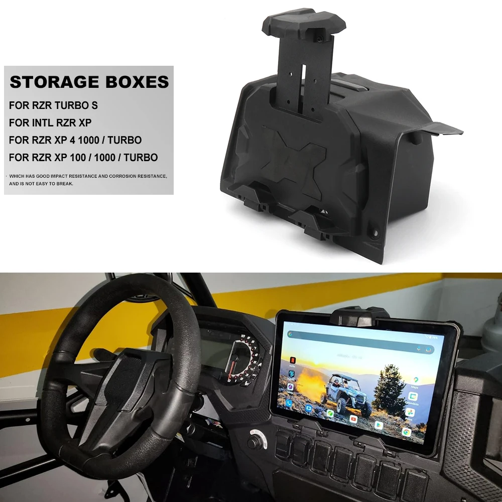 UTV Accessories Electronic Device Phone Tablet GPS Holder Storage Space For Polaris RZR XP 1000 XP4 RZR Turbo 2019-2023 2022