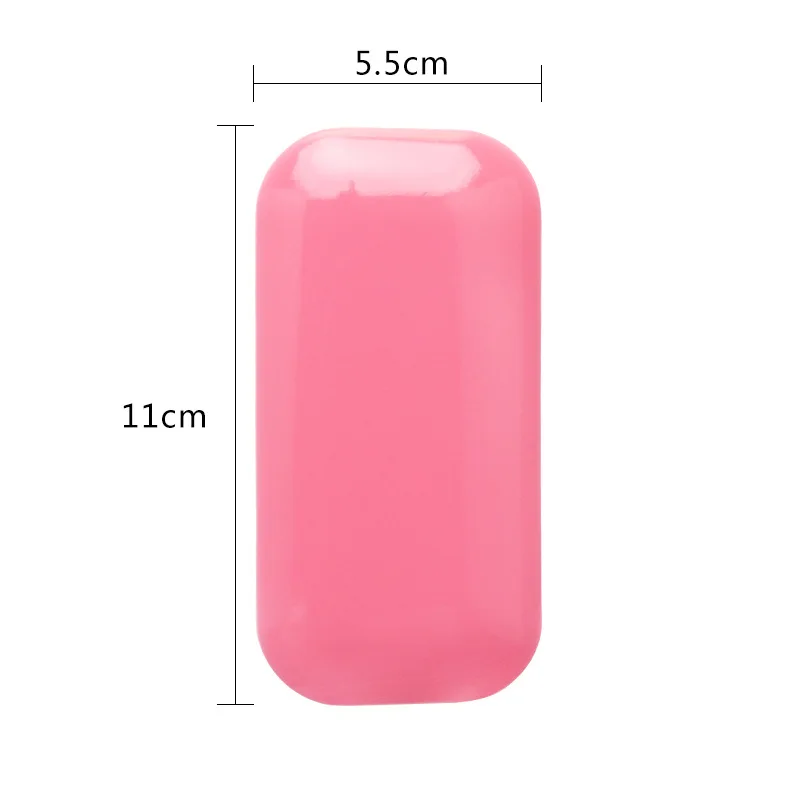Description Picture 6 of itemEyelash Extension Forehead Sticker Pad Silicone Pink Transparent Planting Graft Lashes Tray Stand Pallet Pad Holder Makeup Tools
