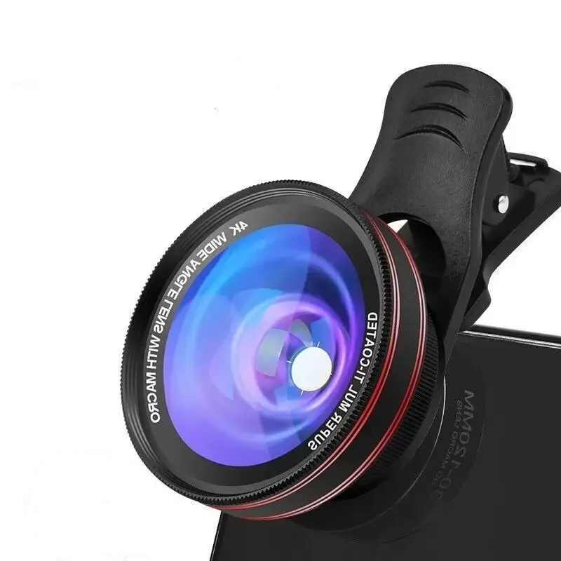 Universal HD Camera Lens Set: 0.45X Wide Angle & 12.5X Macro