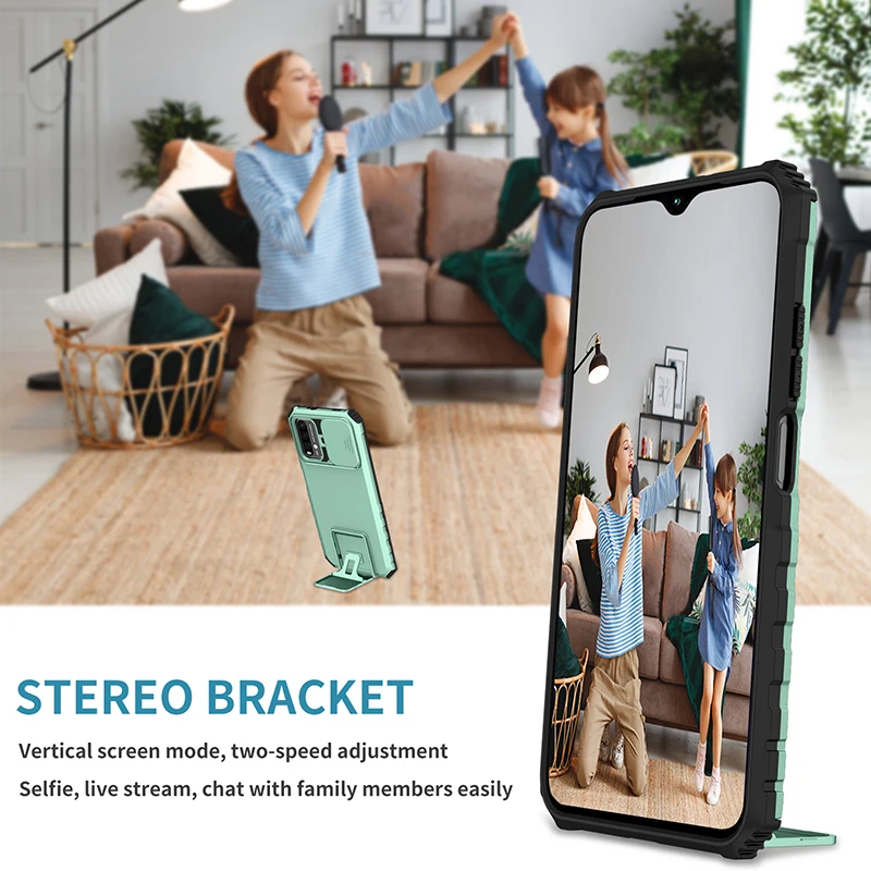 Ultimate Shockproof Slide Camera Cover Case for Xiaomi Redmi and Poco Series