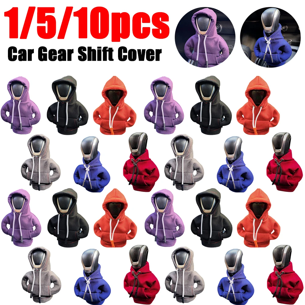 Gear Shift Hoodie For Car Shifter Automotive Interior Accessories Soft And  Adjustable Shift Knob Cover Car Accessories For Women - AliExpress