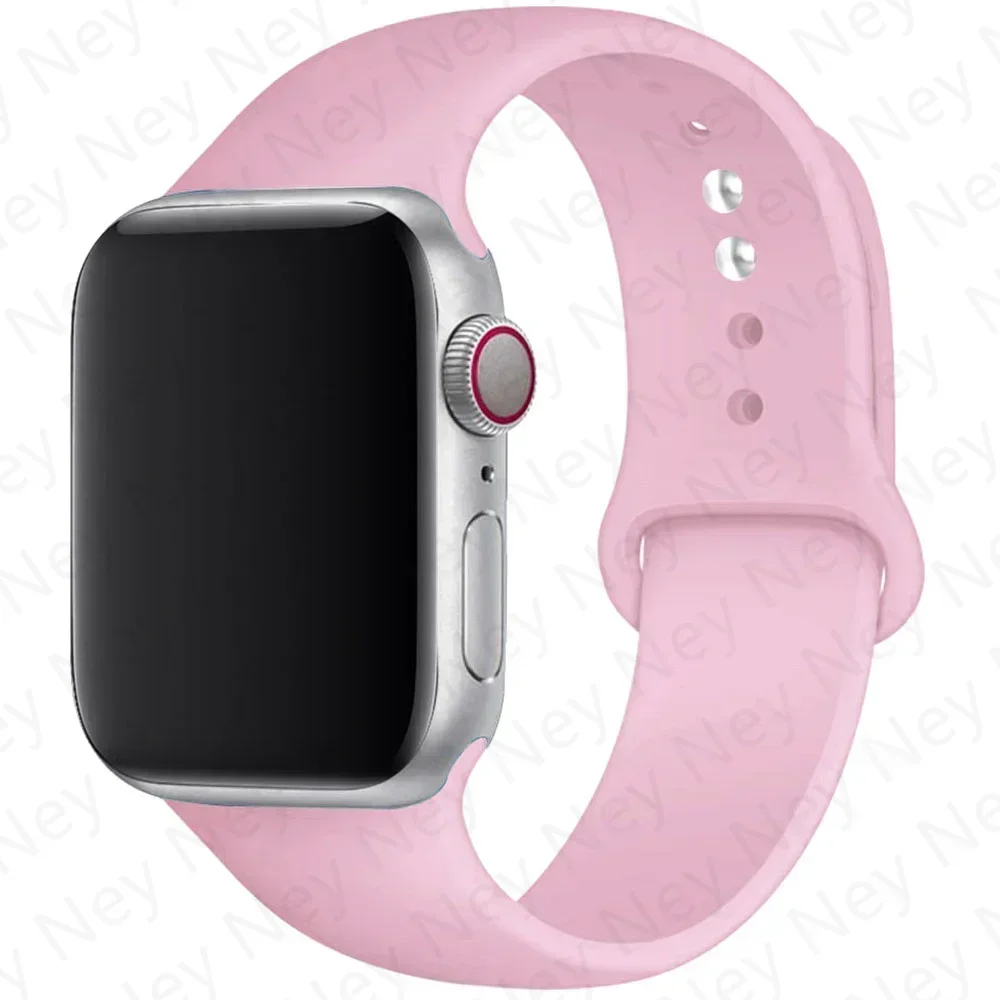 Sport Silicone Band for Apple Watch - Soft Rubber Bracelet Strap