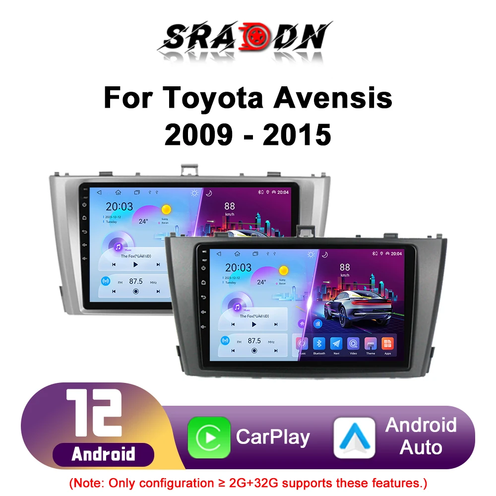 

Для Toyota Avensis T27 2009 2010 2011 2012 2013 2014 2015 Android Автомобильный радиоприемник Автомобильный мультимедийный плеер GPS-навигация Carplay Сенсорный экран Авто стерео