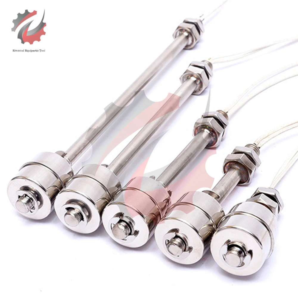 Water Level Switch Stainless Steel Side Mount Horizontal Liquid Float AC/DC 220V for Water Tower Aquariums Fish Tank
