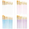 10pcs/sest Professional Artist Nylon Paint Brush Set Watercolor Painting Brushes New Colors 1