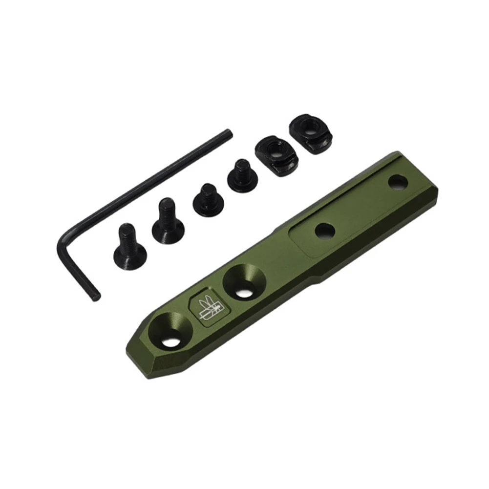Weapon Flashlight Mount Tactical Metal Weapon Light Base Airsoft LED Scout Light Inline Mount MLOK System SF M300 M600 PLHV2 Outdoors Flashlight