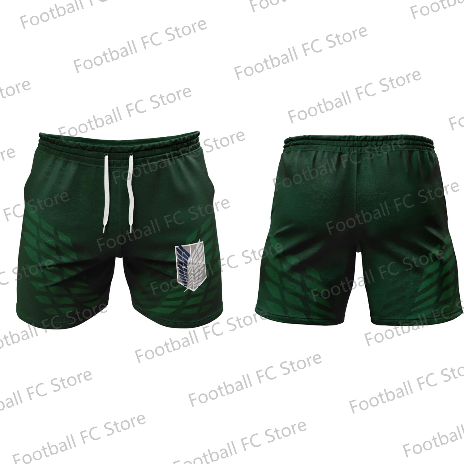 Survey Corps Attack on Titan Gym Shorts Casual Layer Quick Drying Beach Pants Surfing Loose Summer Vacation