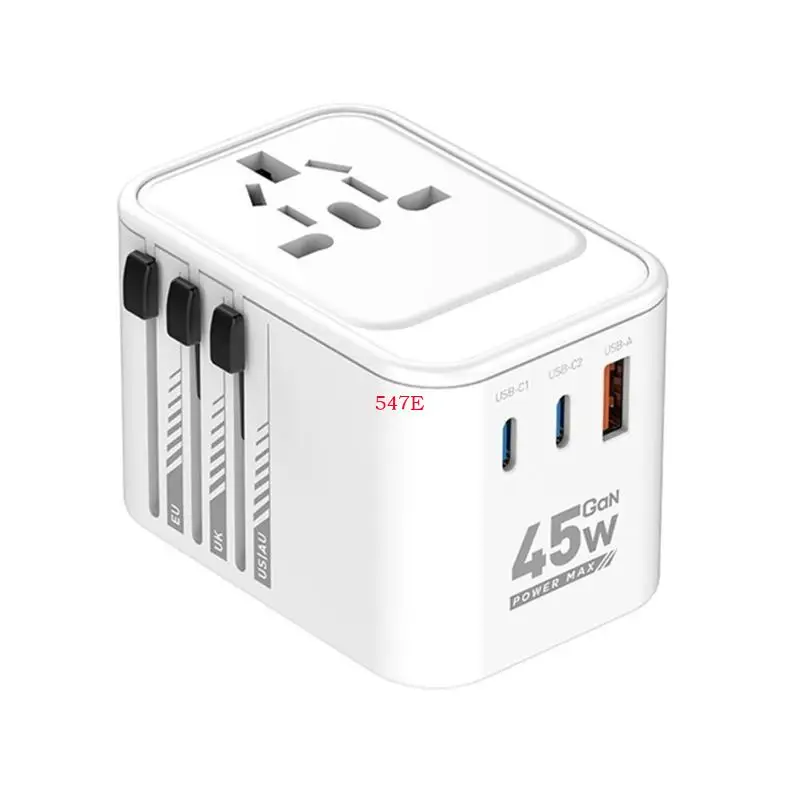 547E 다중 지역 45W 65W 랩톱 및 모바일 장치 용 USB 포트와의 이동 충전