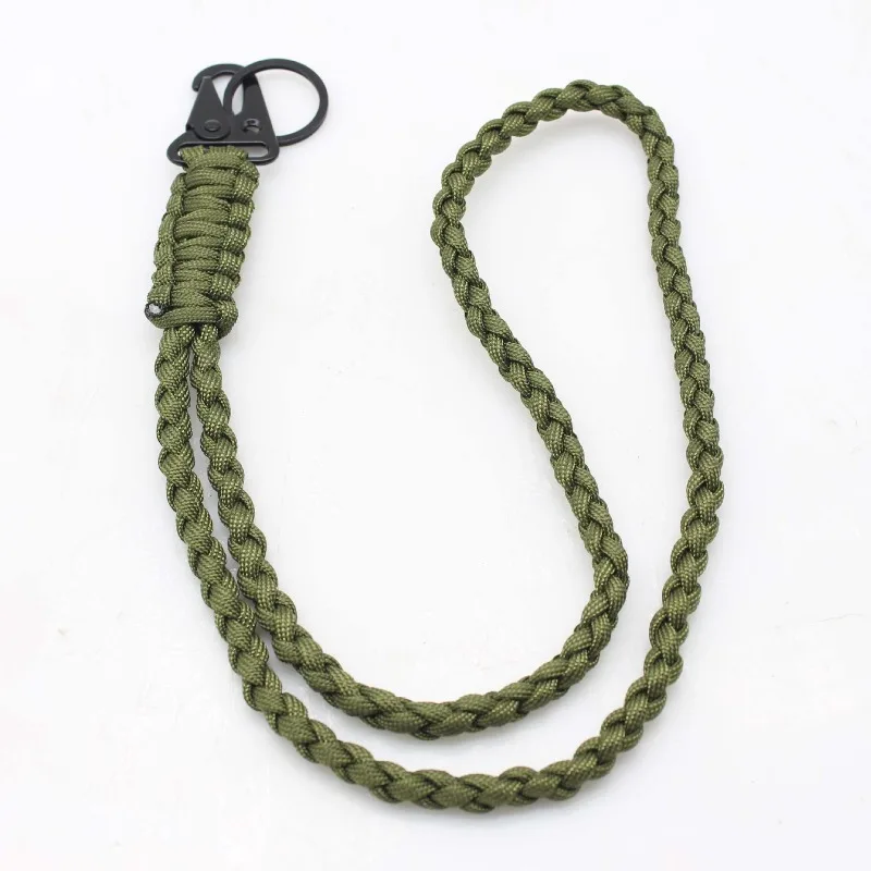 Premium Braided Paracord Neck Lanyard