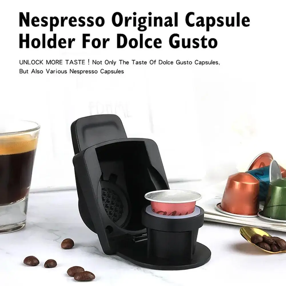 

Capsule Adapter Original Capsules Convert To Holder Dolce Reusable ware With Gusto Pod Compatible Crema Maker Coffee W4A9