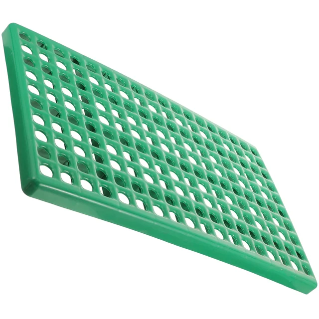 Litter Tray Rabbit Cage Mat Pet Cage Feet Mat Pet Cage Bottom Net Cage Isolation Mat Leaky Board for Bunny Rabbit Pet Rabbits 2