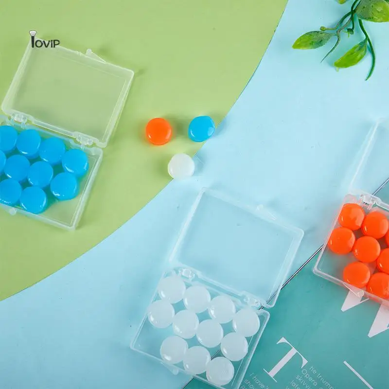 Silicone Earplugs 12PCS Reusable Wax Swimming Moldable Noise Reduction Sleeping Protection