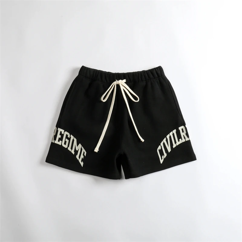 Men's Casual Shorts European American Summer New Loose Fashion Five Piece Pants Gym Running Training Cotton Couple Shorts
