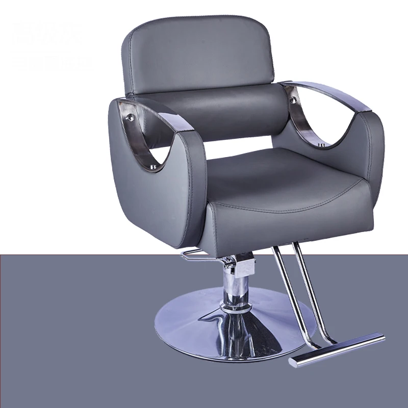 Professional Barber Chair Swivel Reclining Massage Salon Chair Simple Brow  Child Tabouret Coiffeuse Hairdresser Furniture WYZ