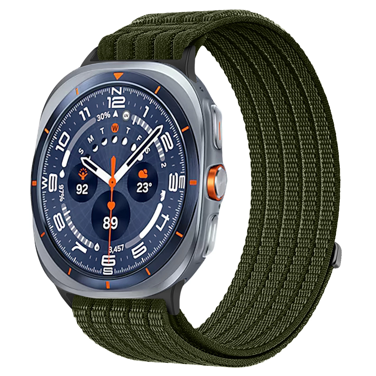 Nylon Loop Sport Band - Soft Adjustable Replacement Strap