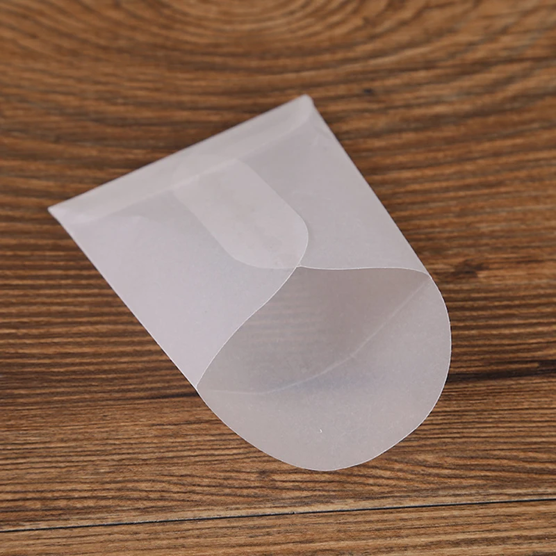Translucent Envelope 50 pcs/lot Jewelry Storage Bag Earring Necklace Bracelet Gift Packaging Bags Necklace Business Message Card
