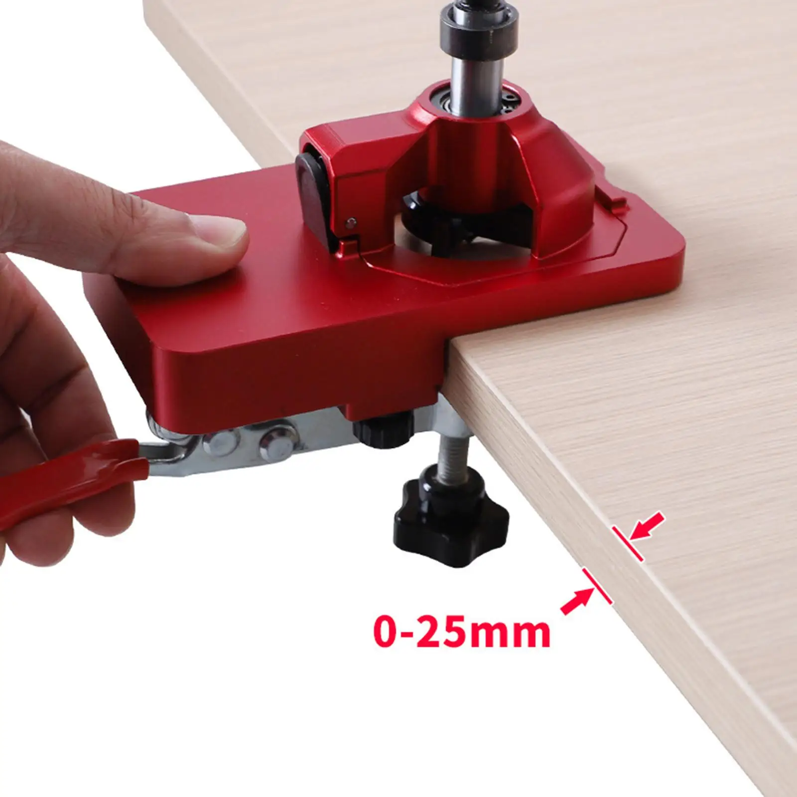 

35mm Door Cabinet Concealed Hinge Jig Kit Durable Aluminum Alloy Accurate