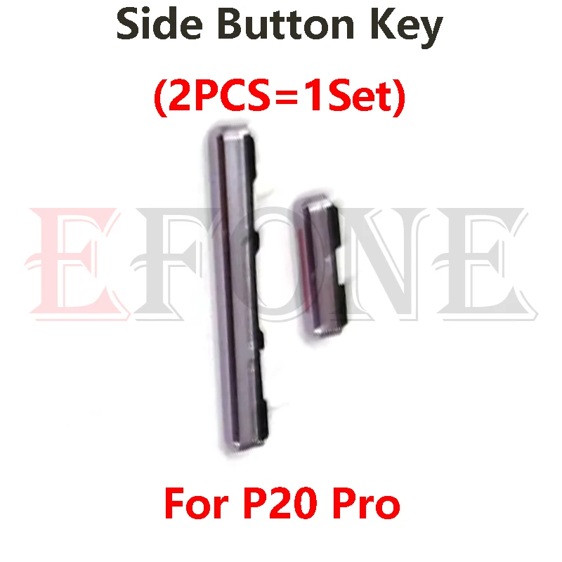 For Huawei P20 Pro Lite Power Button ON OFF Volume Up Down Side Button Key Repair Parts phone switch key power volume control button