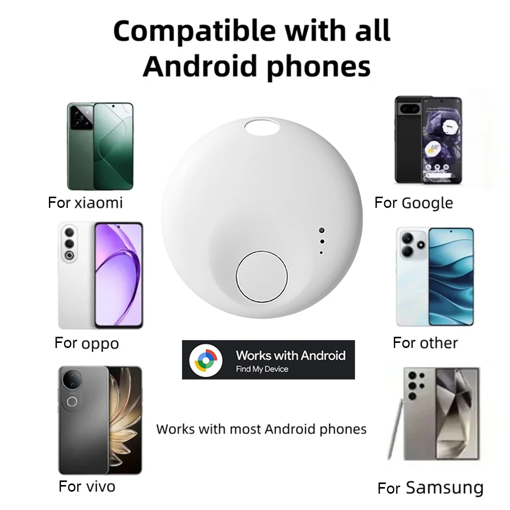 안드로이드 트래커 태그 GPS 트래커 분실 방지 아이템 찾기 키, 지갑, 수하물, 애완동물용 트래커