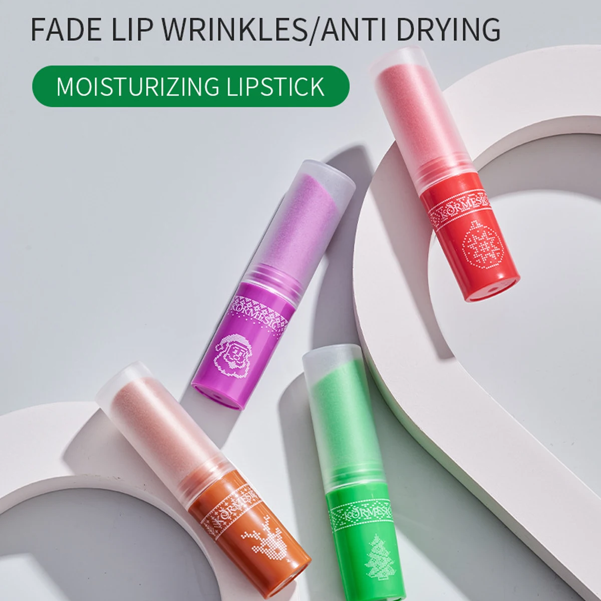 Natural Plant Formula Lip Balm Moisturizing Repairing and Preventing Cracks Lipstick Base Without Smudges Christmas Gift