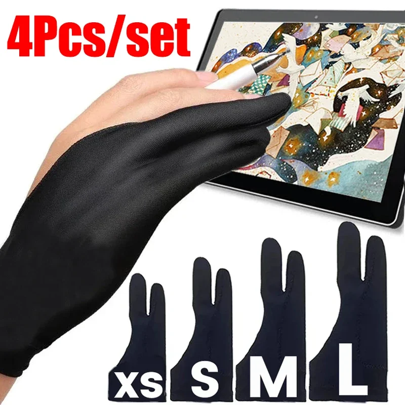Enhanced Artistic Two-Finger Drawing Gloves for Seamless Sketching and Painting