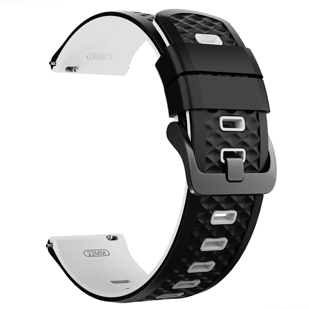 Enhanced Silicone Sports Strap, 22mm