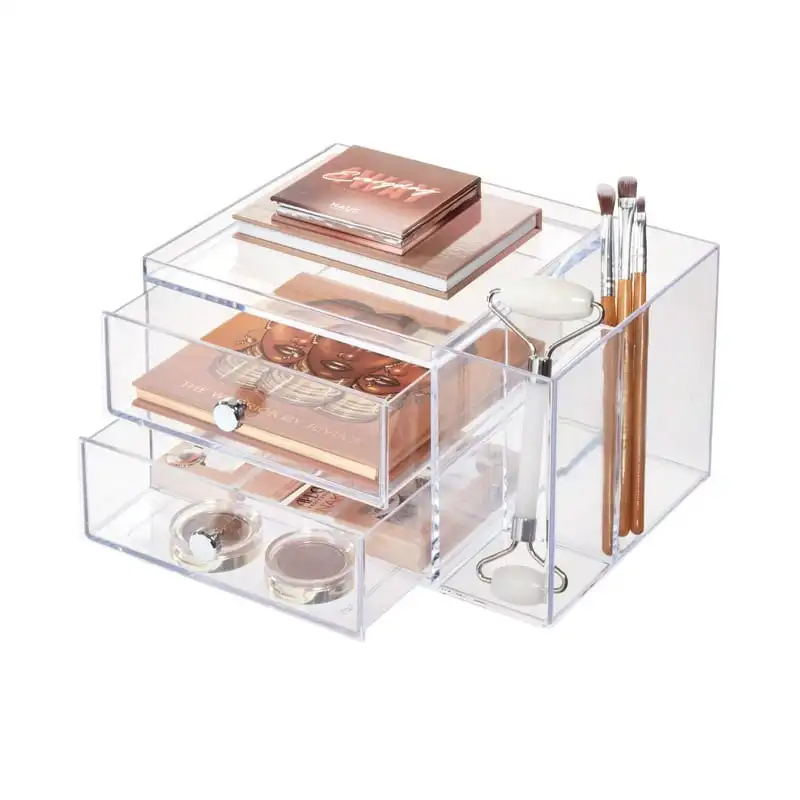 Interdesign 2-Drawer Side Organizer - Clear