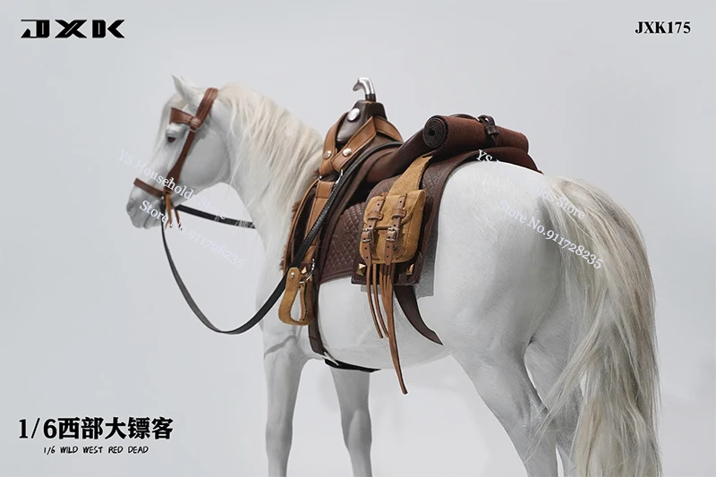JXK JXK175 1/6 Wild West Red Dead Resin White Horse Model