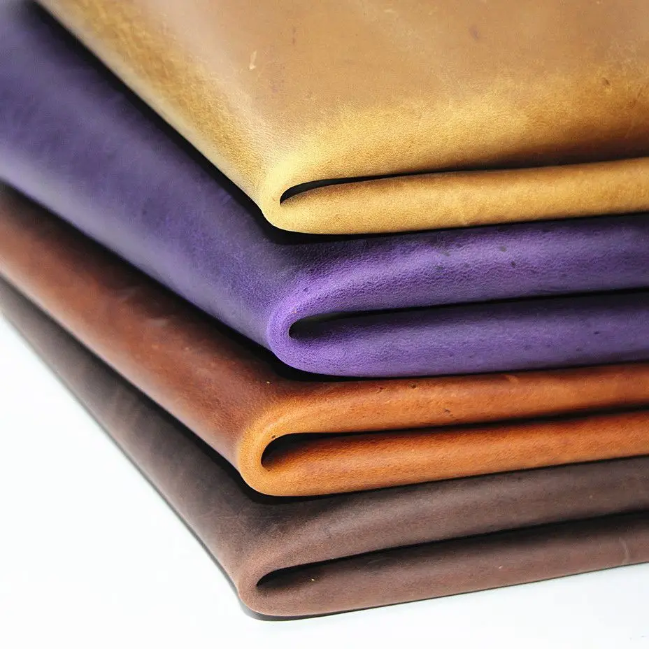 Vintage Key Holder Exquisita Primera Capa Cuero De Vaca Clave