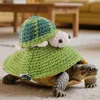 Cute Handmade Turtle Sweater Warm Decorative Turtle Cosplay Costume Bee Shape Knitted Pet Tortoise Clothes Cosplay Event 2