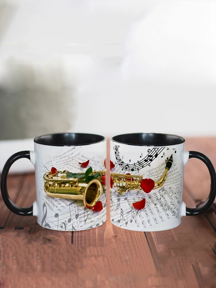 Sachs Instrument Design Mugs Tazza In Ceramica Da 11 Once Sassofono Musicisti Amici Regalo Di Compleanno Tazza Da Caffè