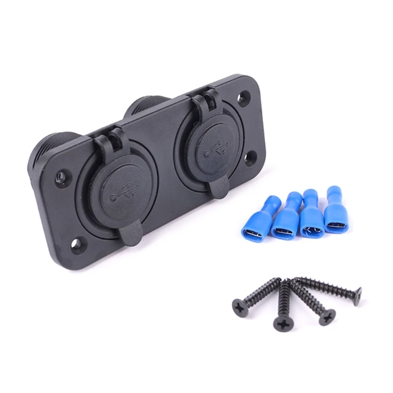 

Four USB Waterproof Fast Charging Car Motorcycle Socket Adapter