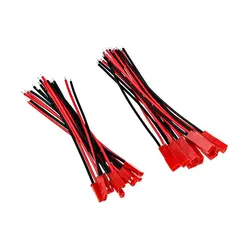 20-Piece Set of 2-Pin DIY Connector Cables (200MM JST plug)
