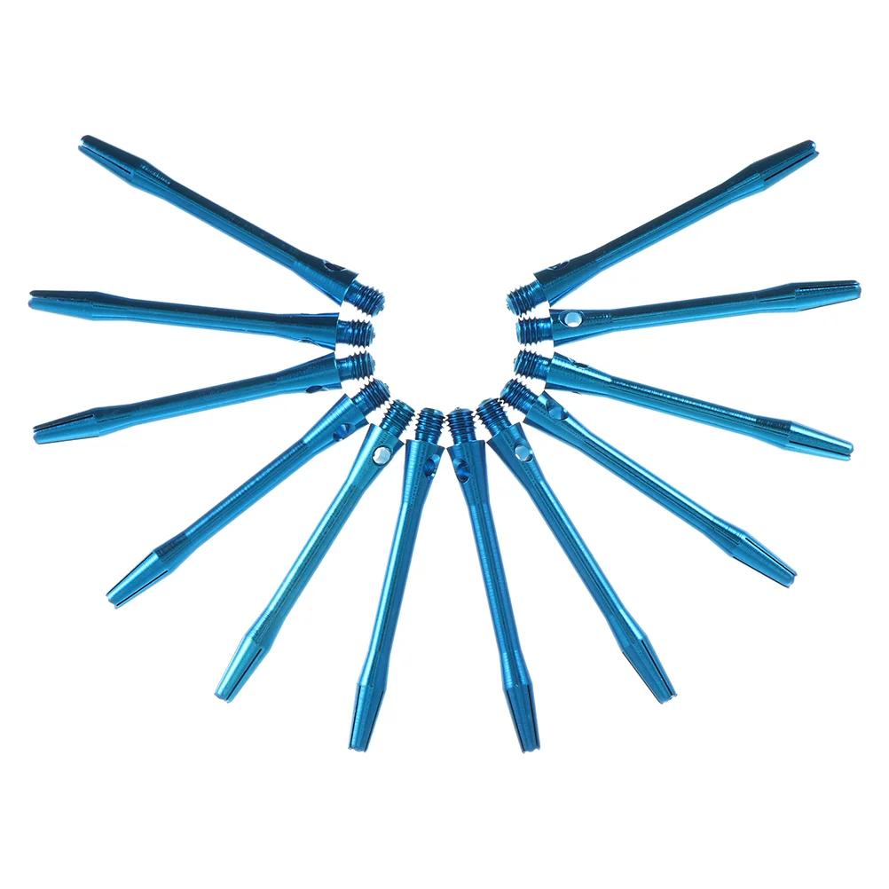 

12 Pcs Universal Dart Shafts Thread Design Soft Head Flights Aluminum Alloy Lightweight