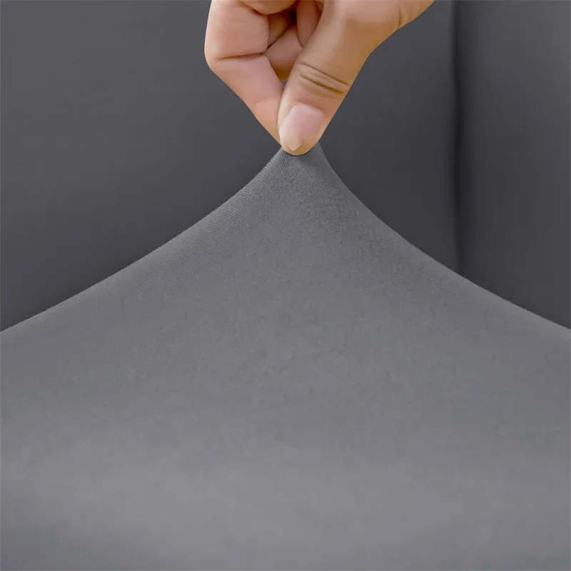 Elastic Recliner Sofa Cover Solid Color Stretch All-inclusive Armchair Cover Anti-dust Non-slip Chair Slipcover for Living Room 5
