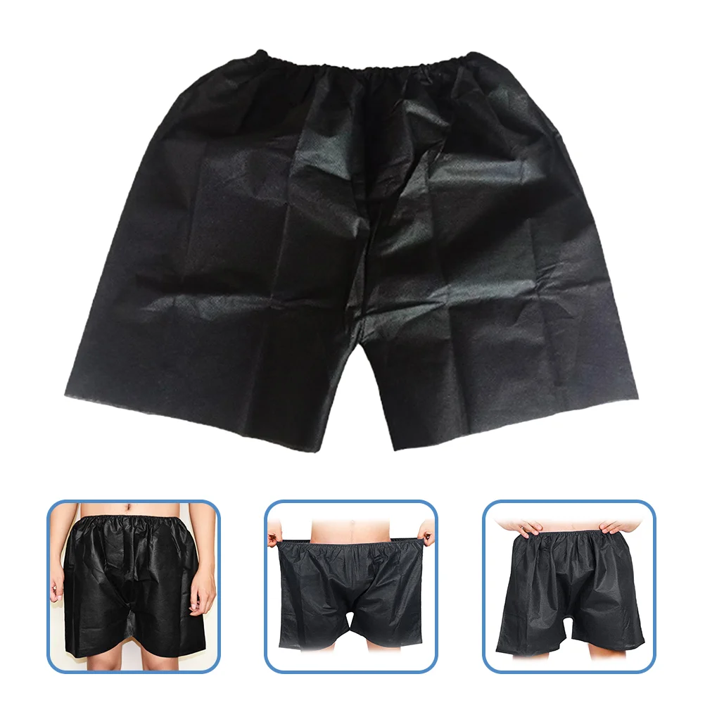 

50 Pcs Disposable Panties Mens Outdoor Accessory Briefs Non-woven Male Compact Fabric Portable Man Convenient