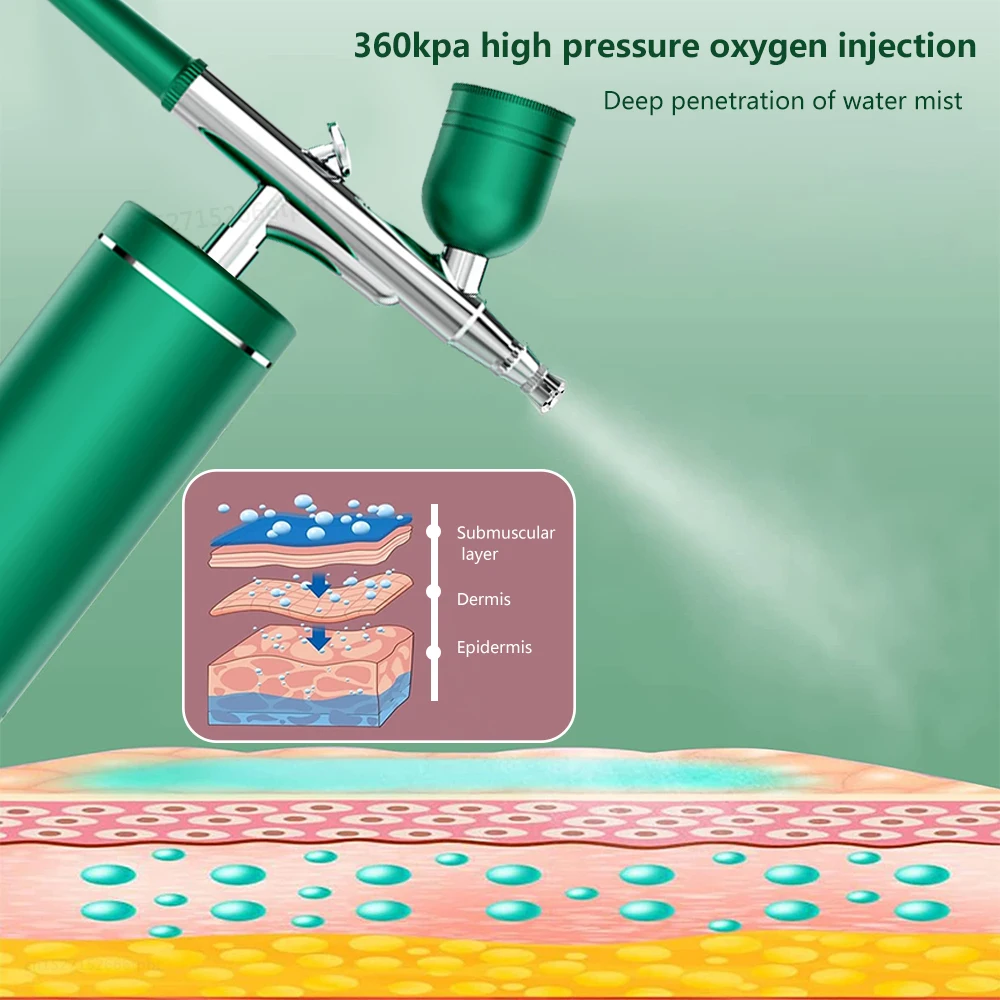 Portable Airbrush For Nail Cake Tattoo Makeup Airbrush Kit With Air