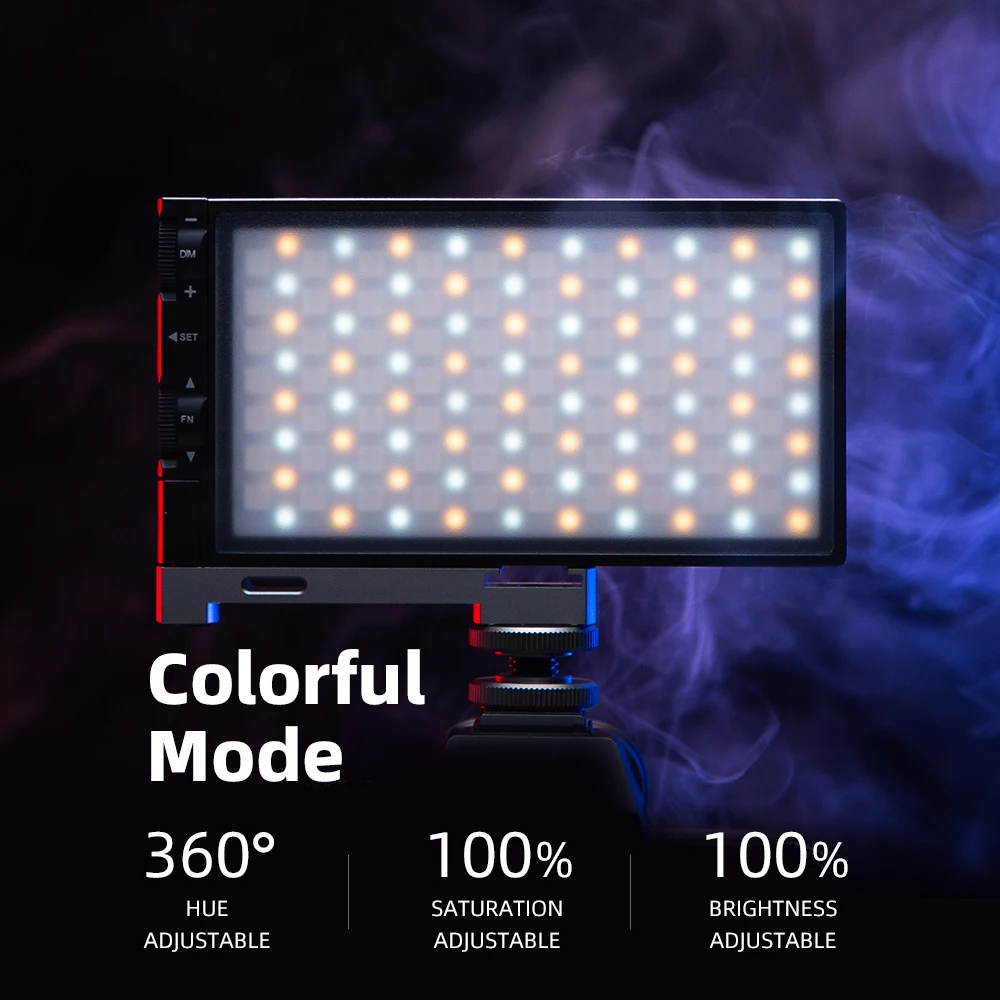 【最安値】AMBITFUL K10 RGB LED AMBITFUL K10 RGB 2500K-8500K Dimmable Full Color LED Video