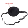 1/2/3/5Pcs Pirate Eye Patch Soft Comfortable Black Color Simple Durable Eye Pad Single Eye Patch For Men Adults 4