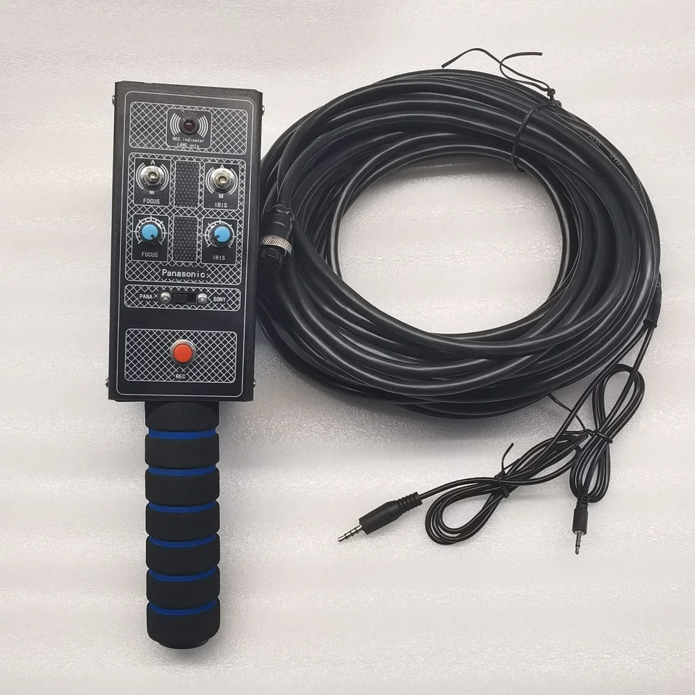 Camcorders Aperture Focus Zoom Control Remote Controller for AG-UX90 AU-EVA1 180A 180B 130MC DVX200M With 15 wires