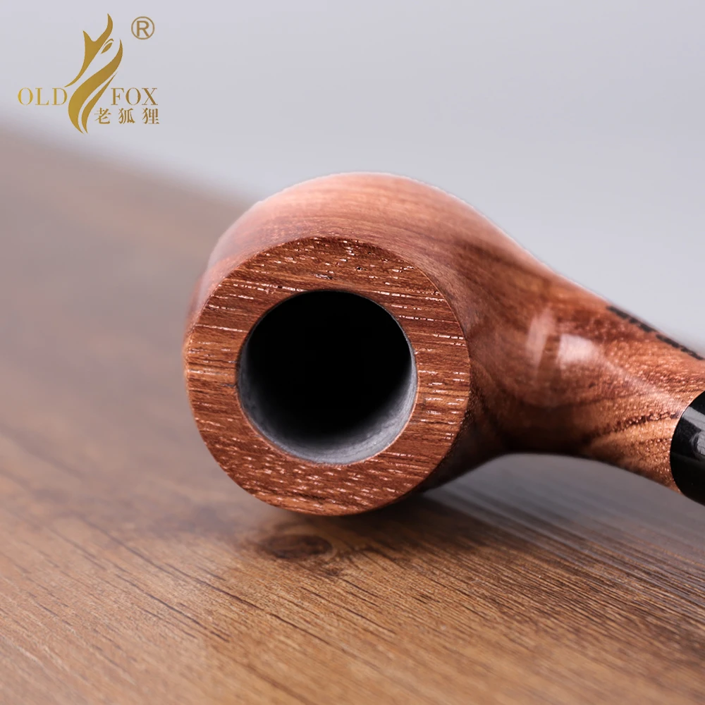 Ambila Smoking Pipe ,  African Rosewood Tobacco Pipe ,  9MM Filter Solid Wood Dry Pipe Smoking Craft ,  Pipe with Cleaning Kit 3
