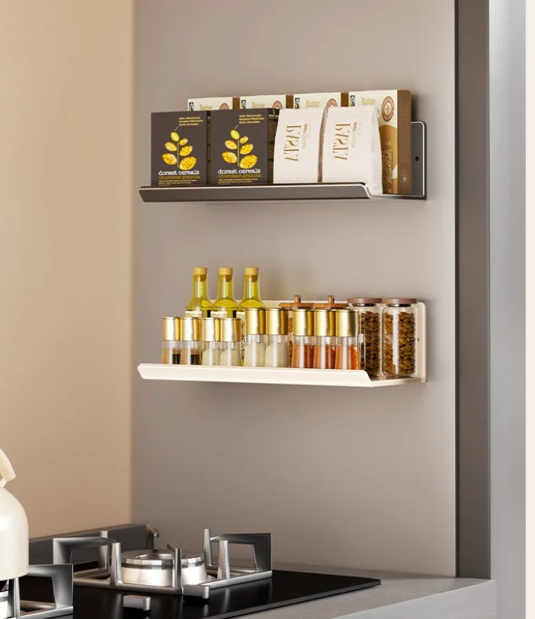 VelmoraMart magnetic shelf for fridge and kitchen storage