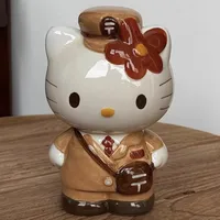 Cartoon Kitty Ceramics Postman Bank Money Box Saving Coin Money Box Coin Piggy Bank Home Ornament For Kids Birthday Gifts 2