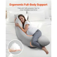 Pregnancy Pillows L-Shaped Maternity Pillow for Pregnant Women Soft & Breathable 4