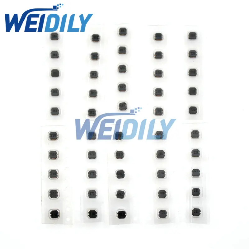 SMD Power Inductor Kit CD32 CD43 CD54 CD75 2.2uH-470uH 2.2uH-220uH Wire Wound Chip inductance Inductors Set 26/39/65/50PCS