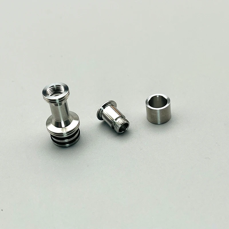 DSX 510 Theard 팁 세트, 316SS PC POM PEI PEEK 소재, 탱크 박스 마우스피스, 좁은 보어 오토바이 예비 액세서리