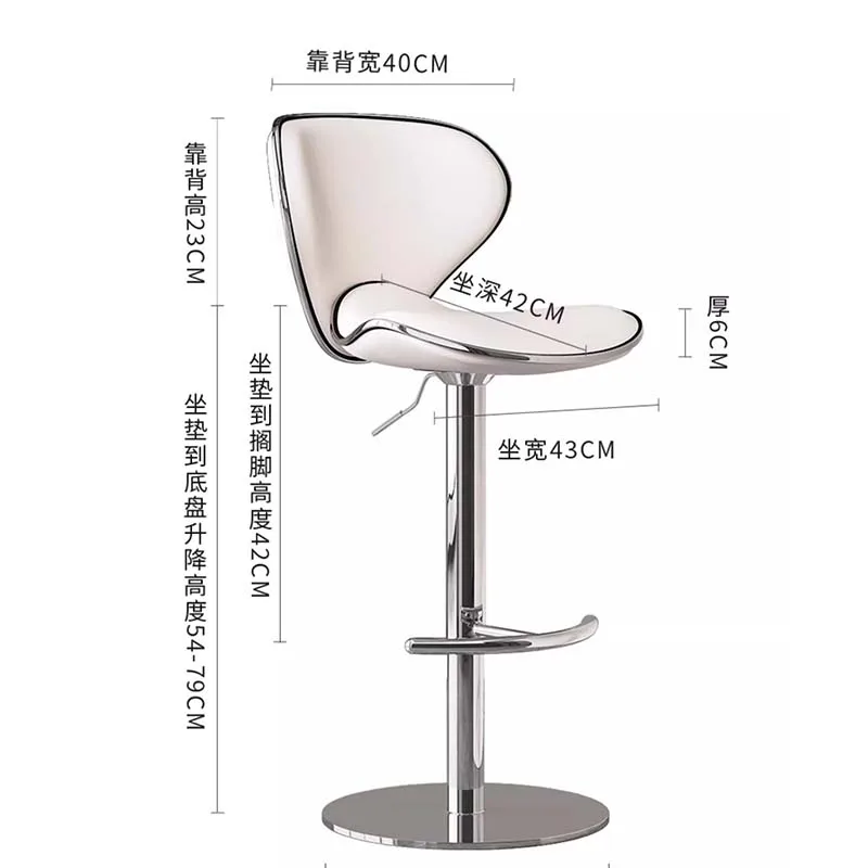 Рисунок 4 - Барные стулья со спинкой