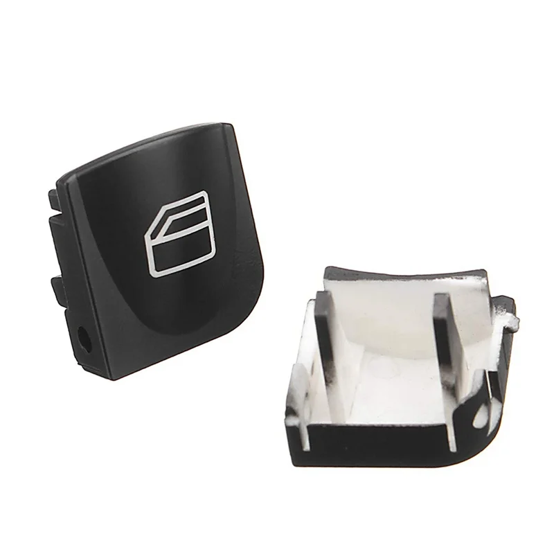 Window Switch Button Covers for Mercedes Benz W203 W208 C Clk Class Front Left+Right Window Switch Repair Button Caps 4