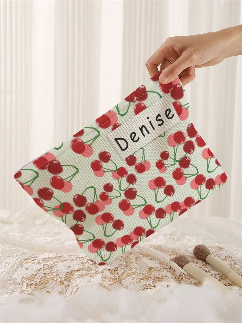 New women's makeup bag, customized photo makeup bag, zipper makeup bag, can be customized according to your unique design